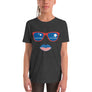 YOUTH CA PATRIOTIC SHADES T-SHIRT