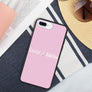 Pink Life Biodegradable phone case