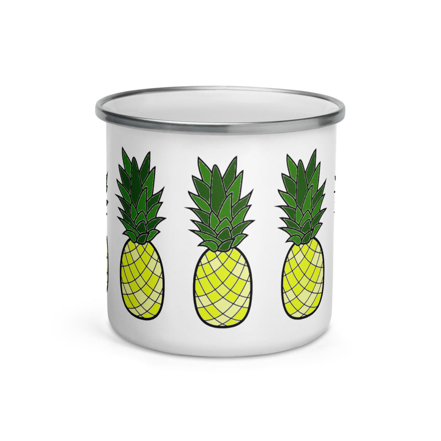 Because Pineapple Enamel Mug
