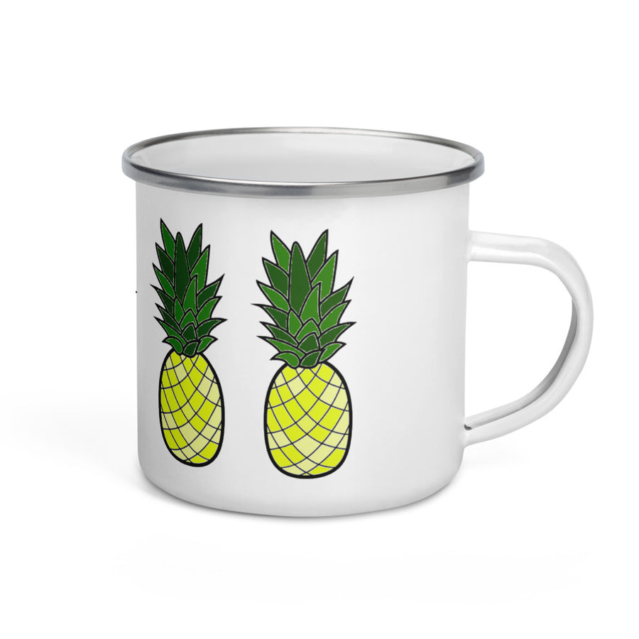 Because Pineapple Enamel Mug